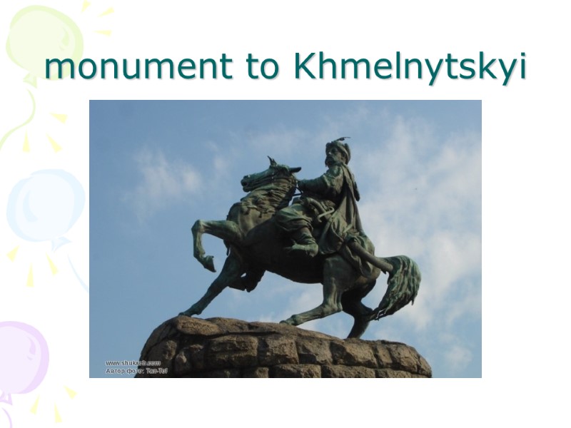 monument to Khmelnytskyi